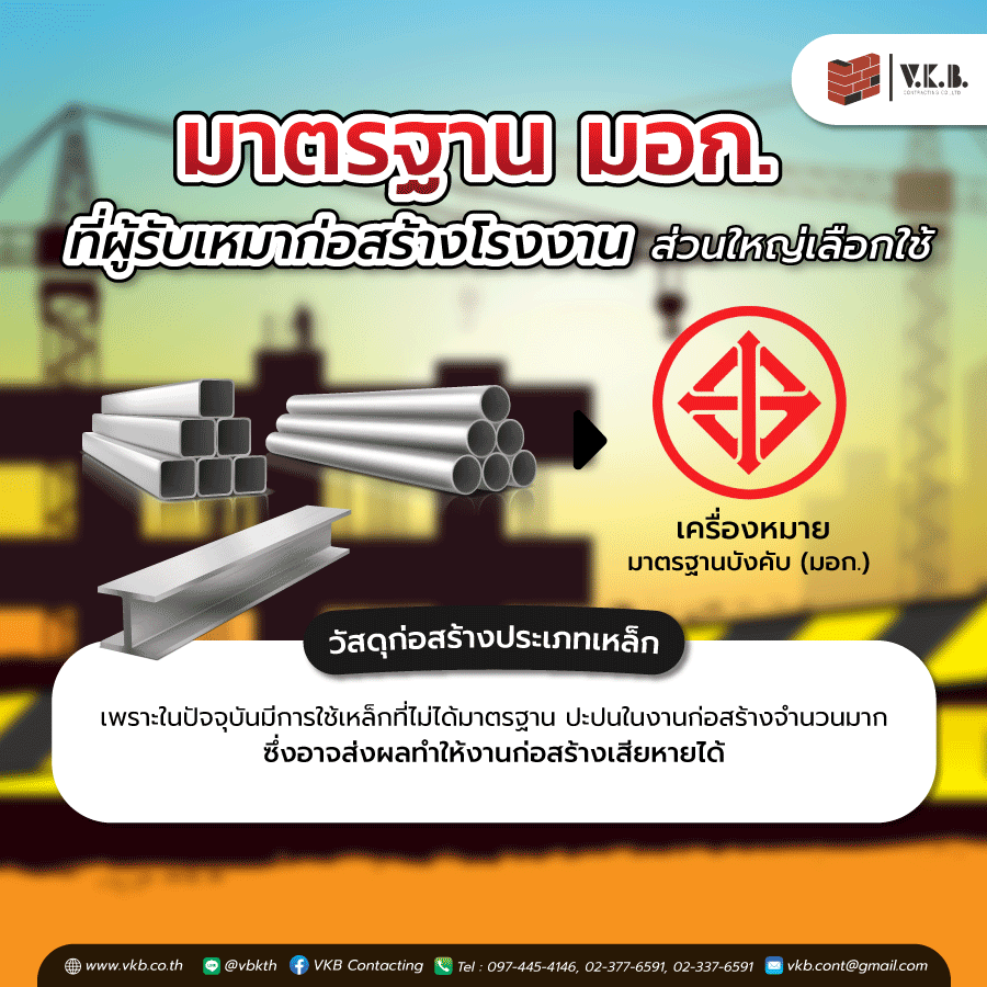 ผู้รับเหมาก่อสร้างโรงงาน