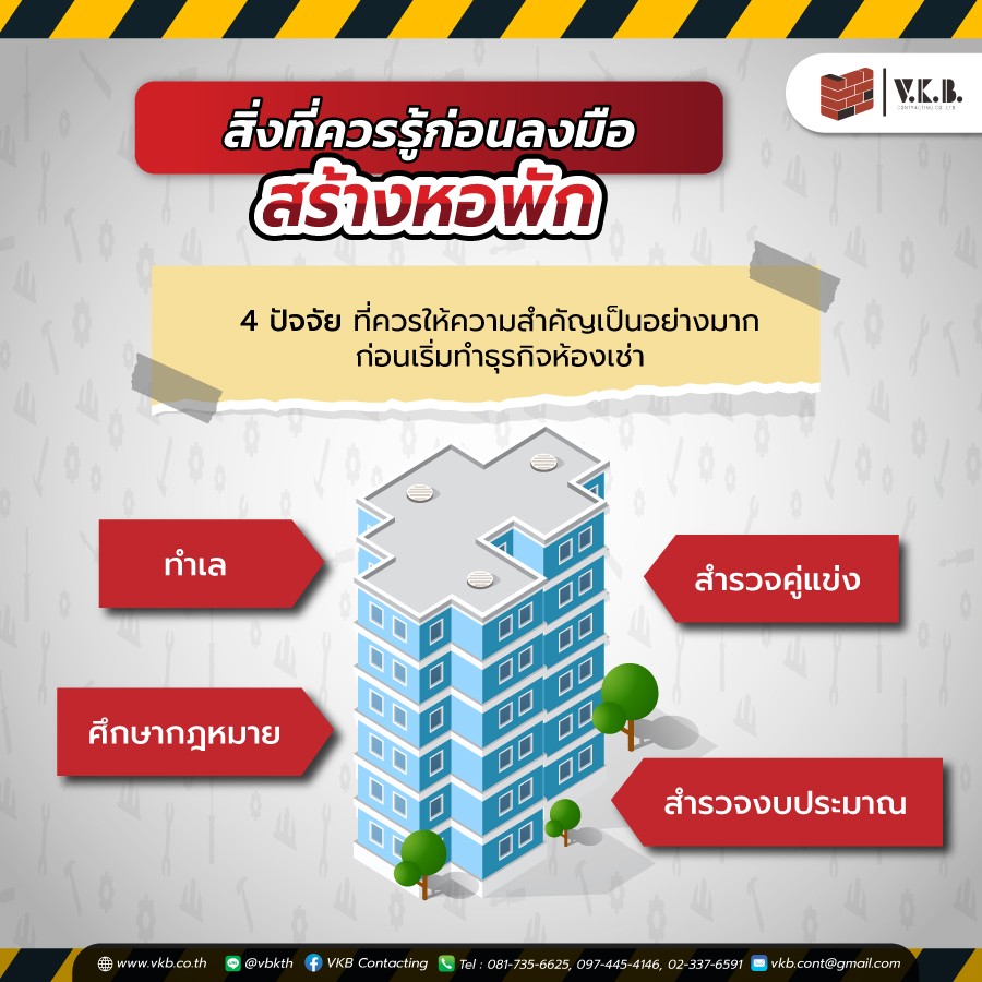 รับสร้างหอพัก