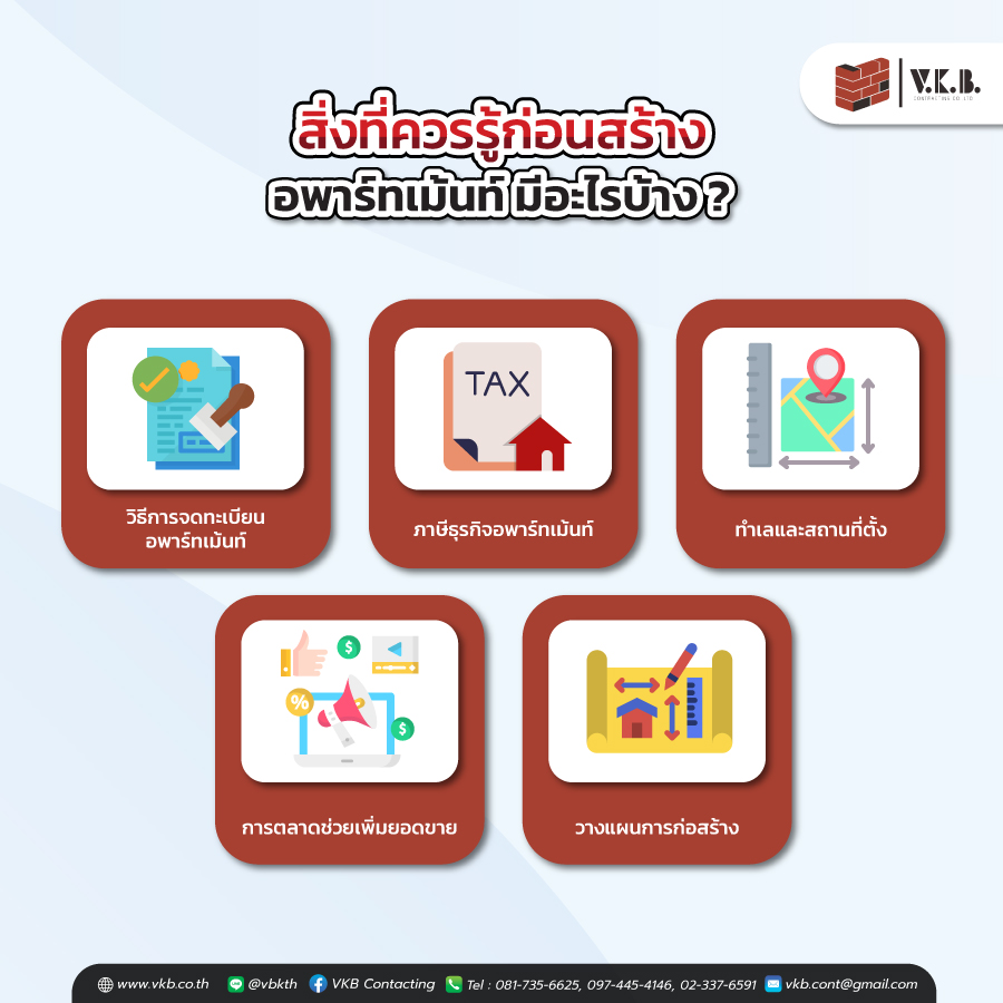 รับสร้างอพาร์ทเม้นท์