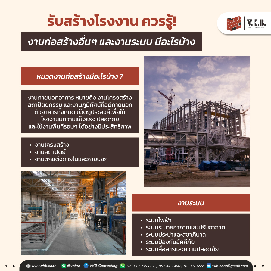 รับสร้างโรงงาน